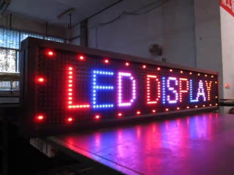 SCROLLING LED MESSAGE SIGN